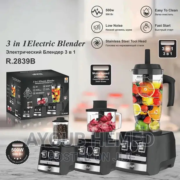 Blender Électrique 3 en 1 – RAF R.2839R