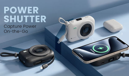 VIEREX Power Bank 10000mAh avec Base Double & Charge Ultra Rapide 22.5W