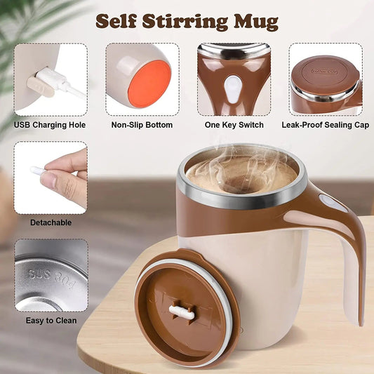 Tasse à café magnétique automatique