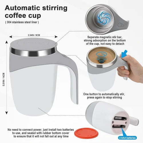 Tasse à café magnétique automatique