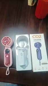 Mini Ventilateur Rechargeable avec Power Bank – CO2
